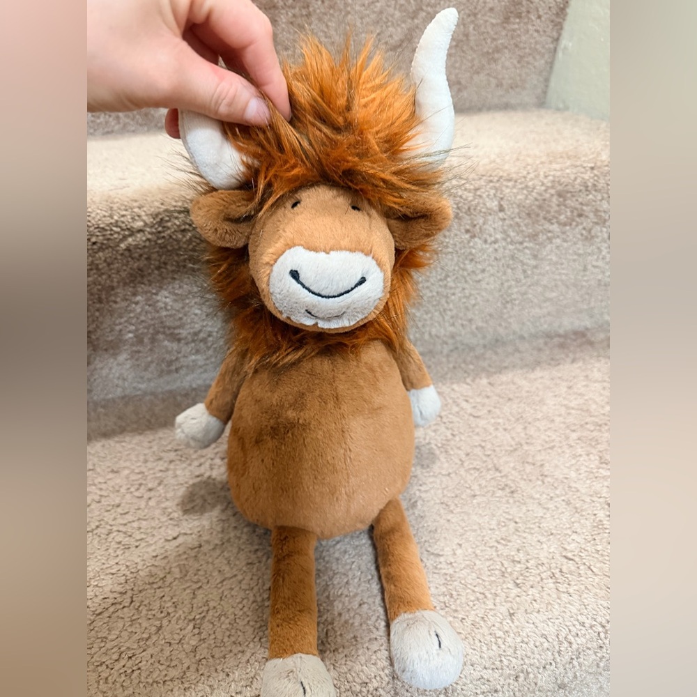 Jellycat Ramone Bull Plush – Retired/Hard to Find – Excellent Condition